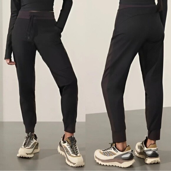 ATHLETA High-Rise Pull-On Headlands Hybrid Trek Jogger Black Size 6 Women’s